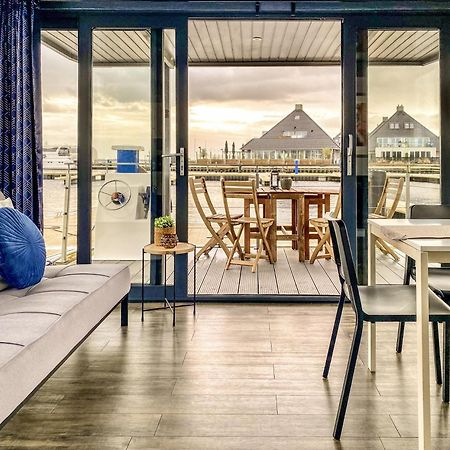 Houseboat Blue Sneekermeer Offingawier Exteriör bild